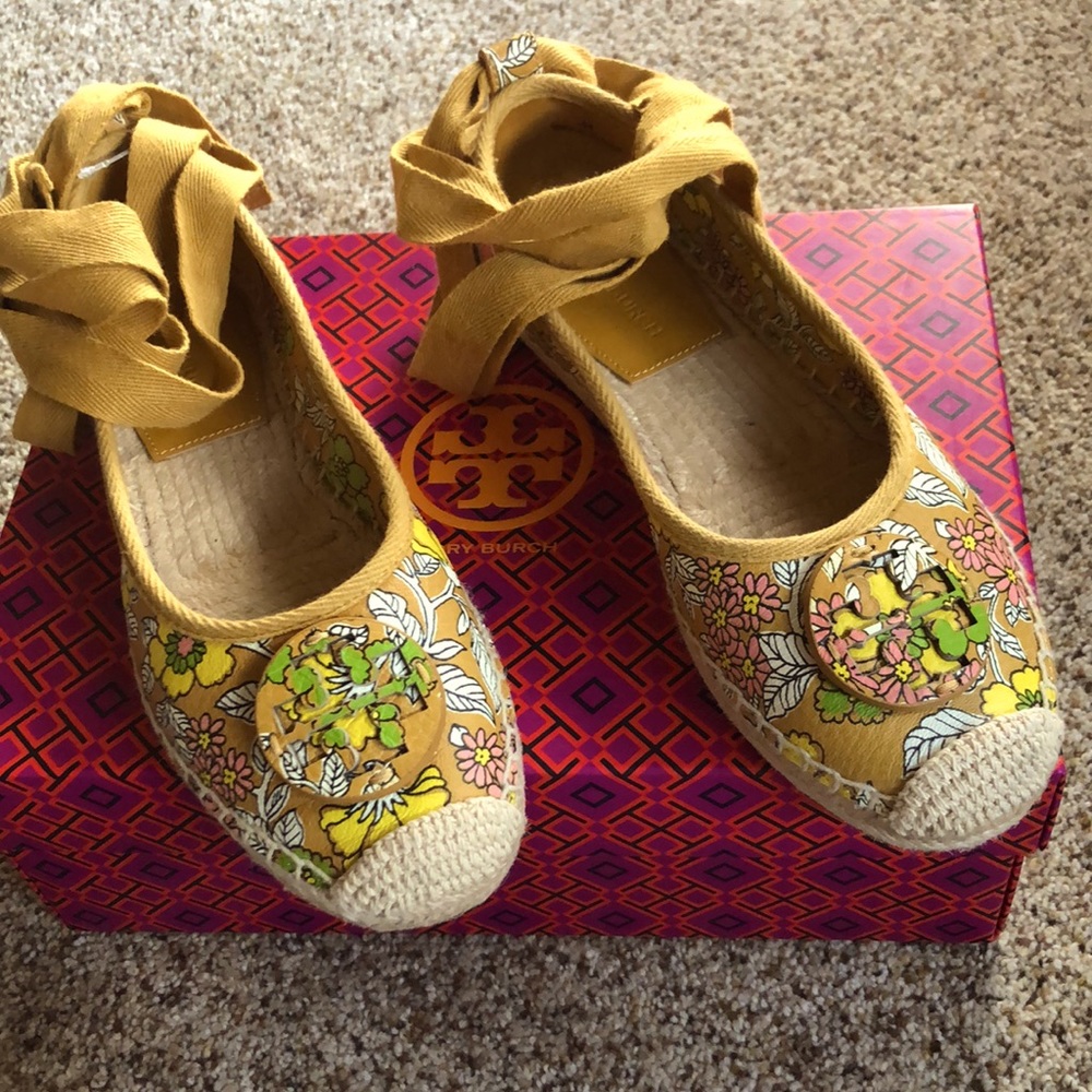 Tory Burch Minnie Floral Espadrille